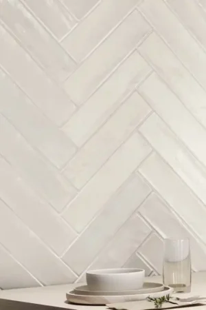 Achat Immédiat carrelage SERENA WHITE 7,5x30cm imitation zellige